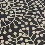 Подушка декоративная черного цвета Blossom Essence Grace варинант исполнения - 4 | Loft Concept в Кирове