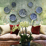 Обои ручная роспись Temple Newsam Mercury Grey варинант исполнения - 4 | Loft Concept в Кирове