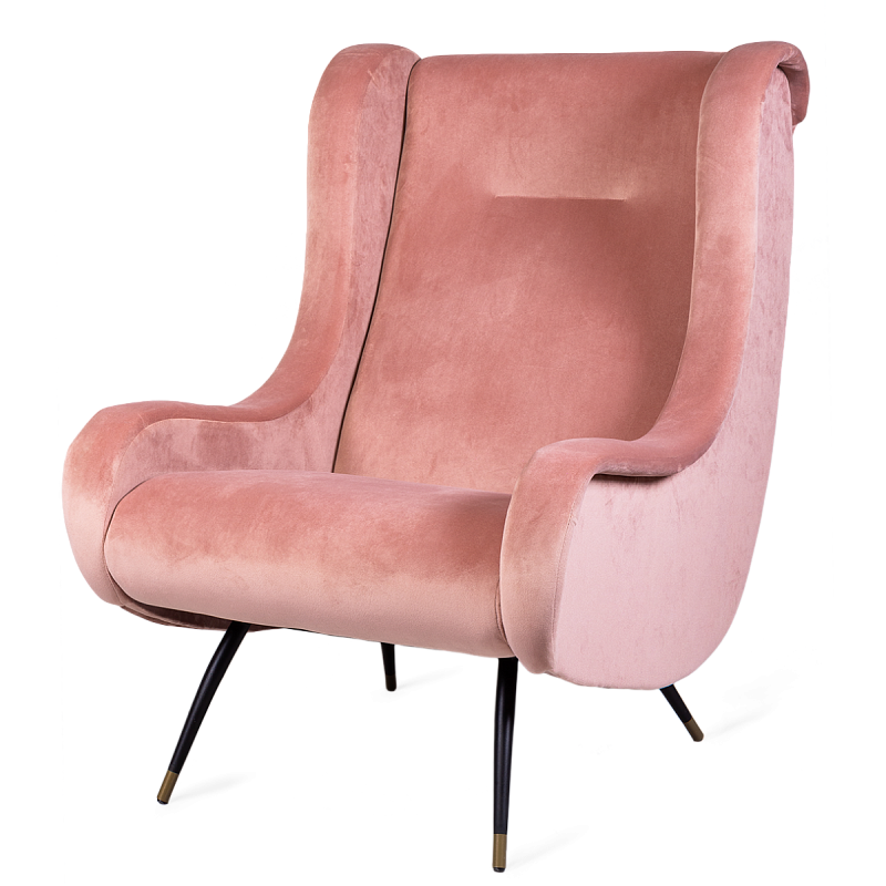 Кресло Sofia pink Розовый пастельный Кресло Sofia pink Розовый пастельный в Кирове | Loft Concept