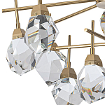 Люстра с хрустальными плафонами Esme Crystal Brass Chandelier варинант исполнения - 3 | Loft Concept в Кирове