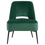 Мягкое кресло в зеленом велюре ALBA варинант исполнения - 2 | Loft Concept в Кирове