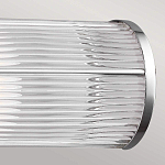 Бра для ванных комнат горизонтальное с 2-мя прозрачными рифлеными цилиндрическими плафонами Feiss варинант исполнения - 4 | Loft Concept в Кирове