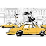 Megan Hess. New york: through a fashion eye варинант исполнения - 4 | Loft Concept в Кирове