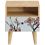 Прикроватная тумба с изображением на ящике Elise Nightstand варинант исполнения - 13 | Loft Concept в Кирове