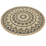 Ковер круглый из комбинированного состава Fantasy варинант исполнения - 3 | Loft Concept в Кирове