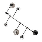 Бра с 5-ю плафонами разного диаметра и цвета Polyhedron варинант исполнения - 2 | Loft Concept в Кирове