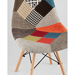 Пластиковый стул на ножках из массива бука Eames Пэчворк варинант исполнения - 2 | Loft Concept в Кирове