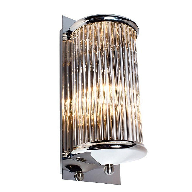 Бра Eichholtz Wall Lamp Glorious M Хром Прозрачное Стекло Бра Eichholtz Wall Lamp Glorious M Хром Прозрачное Стекло в Кирове | Loft Concept