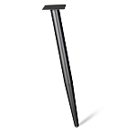 Обеденный стол с прямоугольной черно-золотой столешницей из стекла на 4-х металлических ножках Gold and Black Marble варинант исполнения - 5 | Loft Concept в Кирове