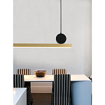 Люстра линейная светодиодная в минималистичном стиле New Age of Light варинант исполнения - 7 | Loft Concept в Кирове