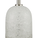 Настольная лампа с высоким тканевым абажуром Cracked Base варинант исполнения - 1 | Loft Concept в Кирове