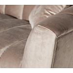 Диван трехместный велюровый серый Island of Comfort варинант исполнения - 3 | Loft Concept в Кирове