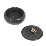 Шкатулка круглая из натурального камня змеевик Stone Casket варинант исполнения - 4 | Loft Concept в Кирове