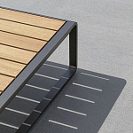 Шезлонг на металлическом каркасе с регулируемой спинкой GUELL Sunbed варинант исполнения - 5 | Loft Concept в Кирове