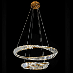 Люстра подвесная из 2-х колец Round Air Chandelier варинант исполнения - 1 | Loft Concept в Кирове