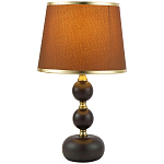 Настольная лампа с абажуром Altera Lampshade Brown Gold Table Lamp варинант исполнения - 1 | Loft Concept в Кирове
