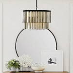 Люстра круглая с подвесками из натурального перламутра Nacre варинант исполнения - 2 | Loft Concept в Кирове