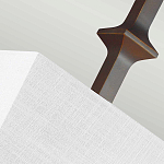 Бра бронзового цвета с полукруглым матовым стеклянным плафоном в геометрическом каркасе Feiss варинант исполнения - 6 | Loft Concept в Кирове