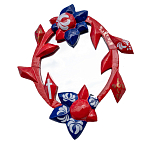 Зеркало овальное Love God варинант исполнения - 1 | Loft Concept в Кирове