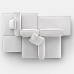 Модульный диван трансформер Harn в стиле минимализм  варинант исполнения - 2 | Loft Concept в Кирове