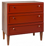 Комод красный из массива бука с 3-мя ящиками Wenge Light варинант исполнения - 1 | Loft Concept в Кирове