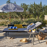 Диван-шезлонг черный Annet варинант исполнения - 7 | Loft Concept в Кирове