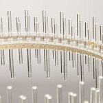 Люстра круглая с прозрачными стеклянными трубками 51 см Nembus варинант исполнения - 12 | Loft Concept в Кирове