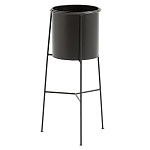 Кашпо из металла Elevated Planters черное варинант исполнения - 1 | Loft Concept в Кирове