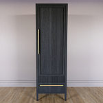 Узкий Шкаф Primo с 2 выдвижными ящиками Черный дуб варинант исполнения - 2 | Loft Concept в Кирове