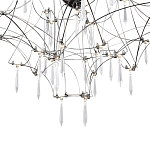 Потолочный светильник с тонким металлическим каркасом цвета хром Quasar варинант исполнения - 4 | Loft Concept в Кирове