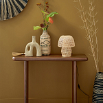 Ваза декоративная из натурального плетеного бамбука Bamboo Decor 35 варинант исполнения - 5 | Loft Concept в Кирове