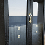 Дизайнерский шкаф витрина Elsa Dreams Black с 4-мя ящиками варинант исполнения - 4 | Loft Concept в Кирове