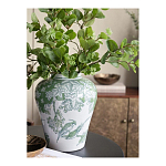 Ваза с зелеными цветочными и птичьими мотивами Vase Inspired by Nature варинант исполнения - 5 | Loft Concept в Кирове