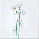 Плитка с узором Ромашки варинант исполнения - 2 | Loft Concept в Кирове