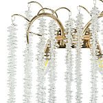 Бра с хрустальными подвесками Bunch of Crystal Berries Gold Wall Lamp варинант исполнения - 2 | Loft Concept в Кирове
