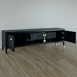 TV-тумба Дизайнерская Elsa Dreams Black варинант исполнения - 3 | Loft Concept в Кирове