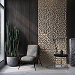 Гипсовая 3D панель с принтографией PM-45 варинант исполнения - 1 | Loft Concept в Кирове