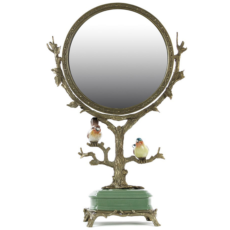 Зеркало Mirror Tree Бронза Зеленый шалфей Зеркало Mirror Tree Бронза Зеленый шалфей в Кирове | Loft Concept