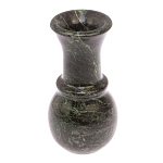 Ваза декоративная для цветов из камня змеевик Vase Serpentine варинант исполнения - 2 | Loft Concept в Кирове