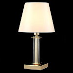 Настольная лампа с белым тканевым абажуром в форме конуса Laurent варинант исполнения - 7 | Loft Concept в Кирове