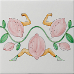 Плитка дизайнерская Сила в лимонах варинант исполнения - 2 | Loft Concept в Кирове