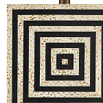 Настольная лампа с квадратным основанием и прямоугольным абажуром Neat Lines варинант исполнения - 1 | Loft Concept в Кирове