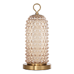 Настольная лампа с факутрным стеклянным плафоном Sonora варинант исполнения - 2 | Loft Concept в Кирове