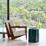 Кресло с обивкой из белого букле Armchair White Boucle варинант исполнения - 6 | Loft Concept в Кирове