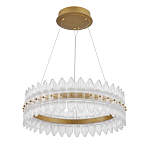 Люстра круглая с декоративными элементами в виде лепестков Round Light Flashing варинант исполнения - 4 | Loft Concept в Кирове