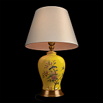 Настольная лампа желтая с изображением птиц Slip Away варинант исполнения - 4 | Loft Concept в Кирове