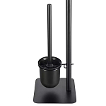 Держатель для туалетной бумаги с подвесным ершиком Black Bathroom Accessory варинант исполнения - 4 | Loft Concept в Кирове