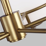 Люстра с 5-ю белыми шарообразными плафонами в сферические каркасах Feiss варинант исполнения - 3 | Loft Concept в Кирове