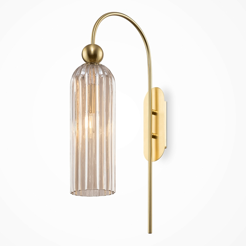 Бра Maytack c Янтарным Плафоном  Золотой Янтарный в Кирове | Loft Concept 