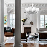 Подвесной светильник с белым фигурным абажуром и мягкими волнистыми краями Cloud Motion  варинант исполнения - 19 | Loft Concept в Кирове